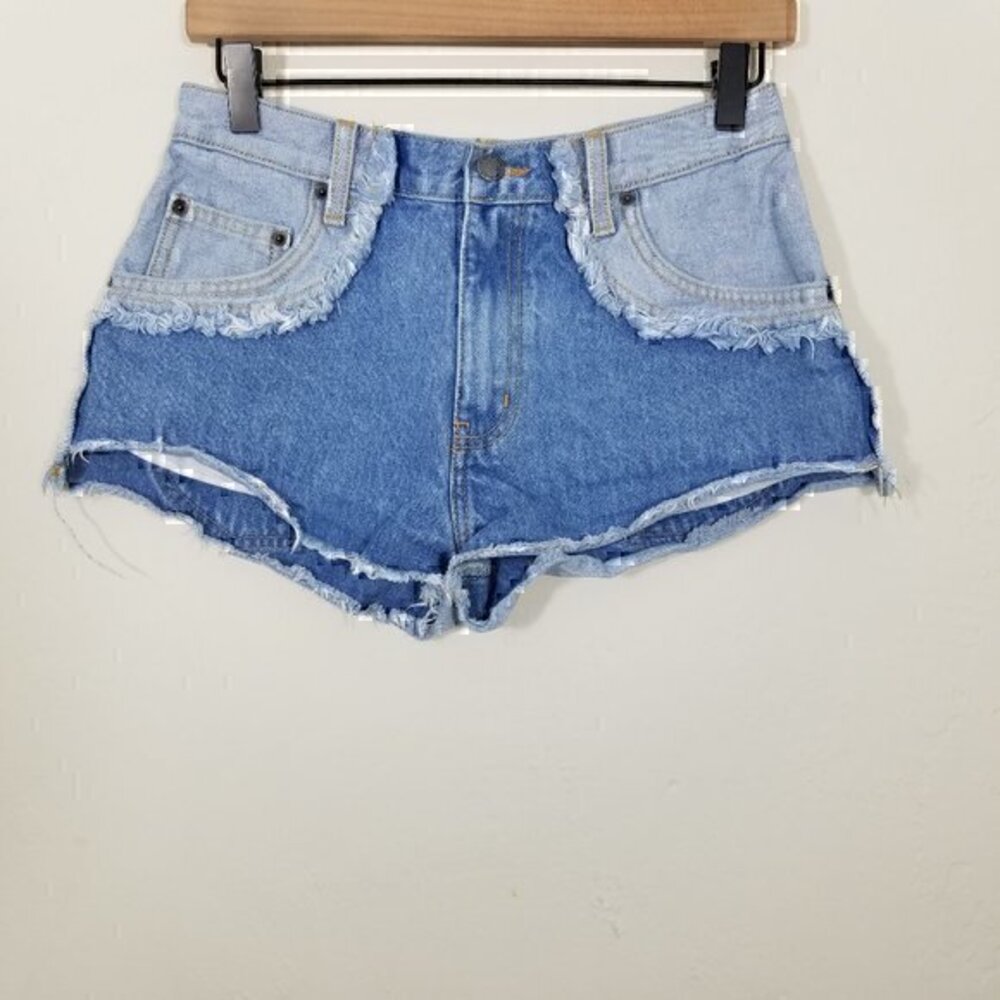 Carmar Two Tones Cut-Off Jean Shorts Size 26